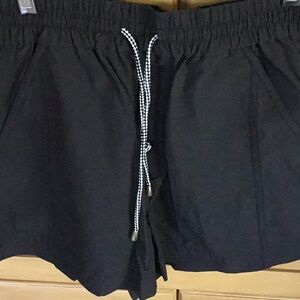 JCrew black beach shorts